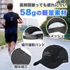 Daction Foldable Running Sports Hat for Men and Perfect for and Sun Protection Cap, Washable, Mesh, Women, Hiking, Baseball, Fishing, Golf, (Navy)