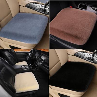 Universal Soft Winter Anti-slip Warm Car Seat Cover Seat Protector Car Cushion Imitation Rabbit Fur
