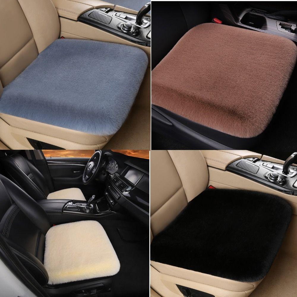 Anti-slip Warm Winter imitation rabbit fur Car Seat Cover Car Cushion Seat Protector