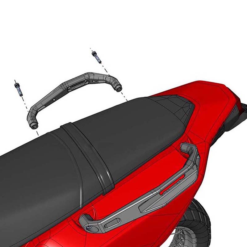 For YAMAHA Tenere700 XT700Z XT 700 Z 2019-2021 Passenger Rear Grab Handle Seat Grab Bar Rail Strap Belt Motorcycle Parts