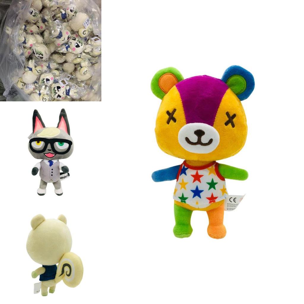 Weiches und entzückendes Animal Crossing Stitches Bob Marshal Raymond 8-Zoll Plüschtier Puppe