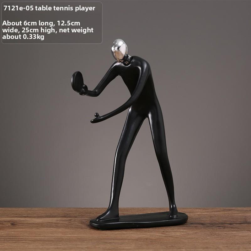 Sports Athlete Resin Sculpture For Living Room Desk Gift For Friends Family Colleagues