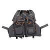 Fishing Vest Backpack Adjustable Shoulder Straps and Belt Black Average Size for Men and Women