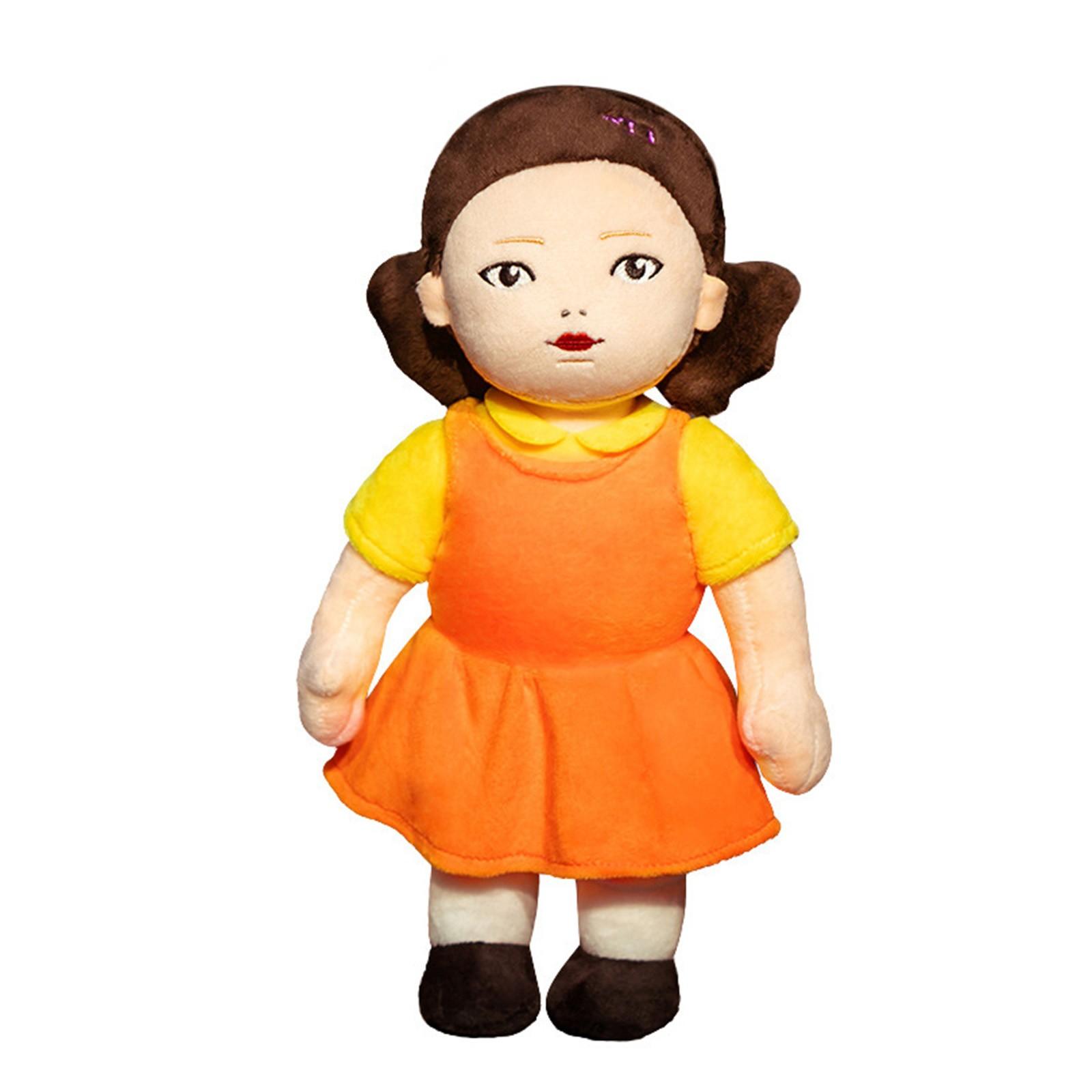 

Плюшевые игрушечные куклы вокруг игры, креативные декоративные подарочные украшения One Size жёлтый