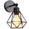 Wall Lamp - AIMOONSA - Vintage - E27 - Metal & Wood - 180° Adjustable Angle