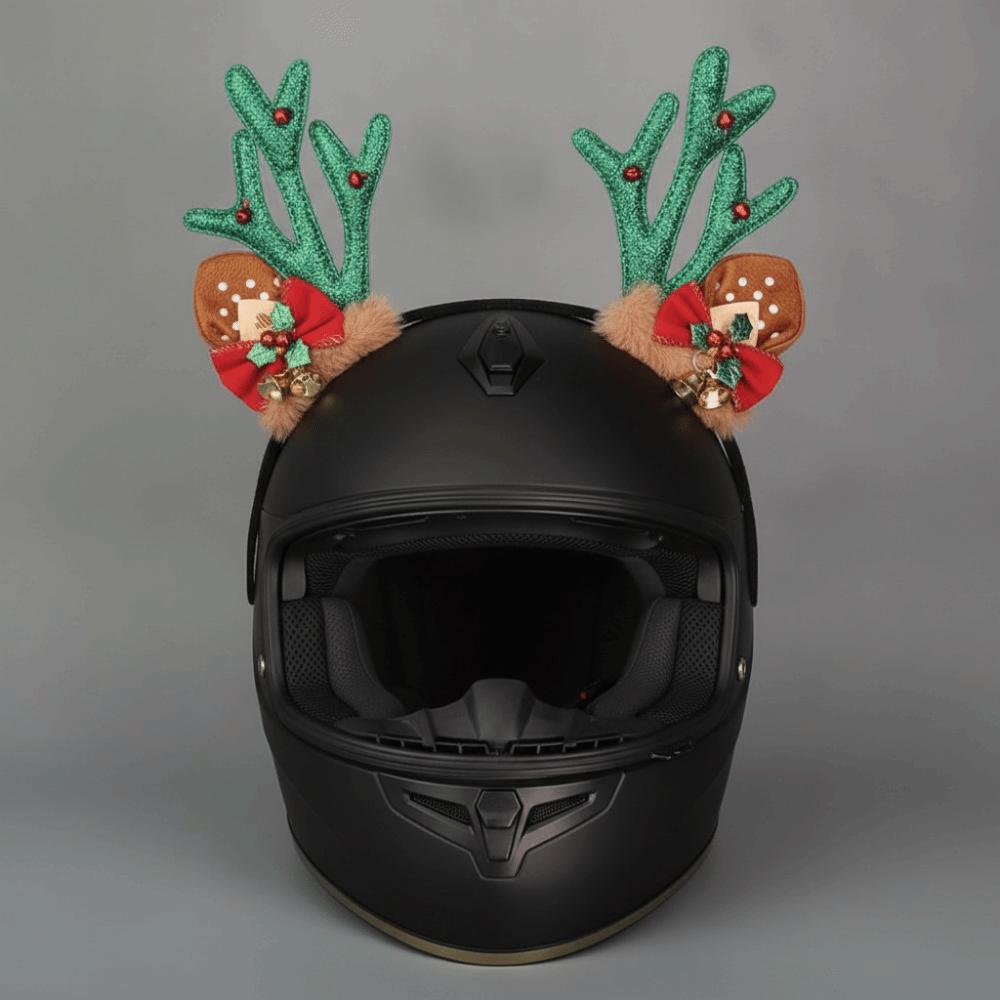 Creative Motorcycle Helmet Decoration 3D Motorcycle Helmet Antlers Festive Decorations