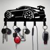 Metal Key Hook Wall Mount Multi Functional Kitchen Bathroom Garage Organizer