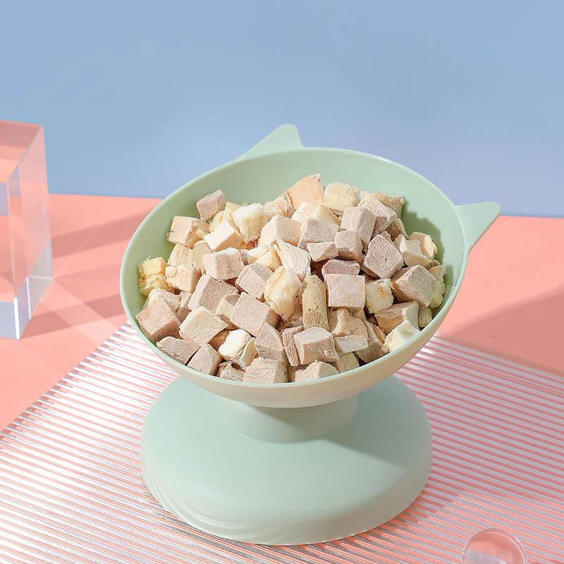 Voedselbak voor huisdieren Kantelbare nekbeschermer met hoge bodem Antiverstikkingsbak voor honden en katten Antidumping Hondenvoerbenodigdheden