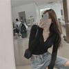 2023 Autumn Cotton Korean Slim Fit Long-Sleeve Women's Top
