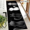 1Pcs Cute Cat Non-Slip Washable Area Rug Runner for Entryway, Living Room, Bedroom & Patio