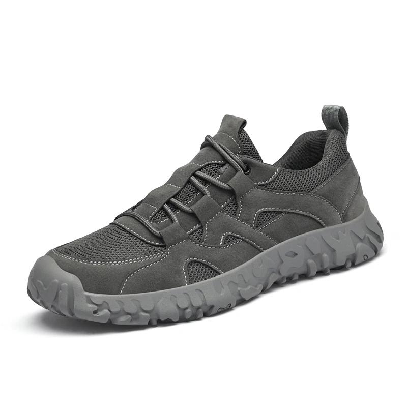 Summer Hot Selling Men's Mesh Casual Shoes Thick Soled Wear-resistant Outdoor Hiking Shoes High-quality Oxford Shoes for Men’s
