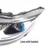 Compatible with 17 Changan Auchan models: Headlight Assembly with Hybrid and Daytime Running Lights.