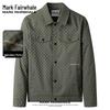 Mark Fairwhale Men's Checkered Lapel Casual Jacket