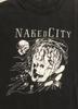 Camiseta Preta de Algodão Pesado da Banda Naked City Tamanho Completo S-5XL