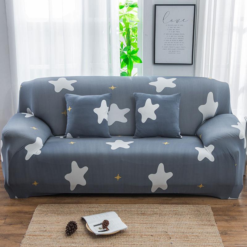 Capa de sofá de 1/2/3/4 L Seater Slipcovers Stretch Sofá Caso Impresso
