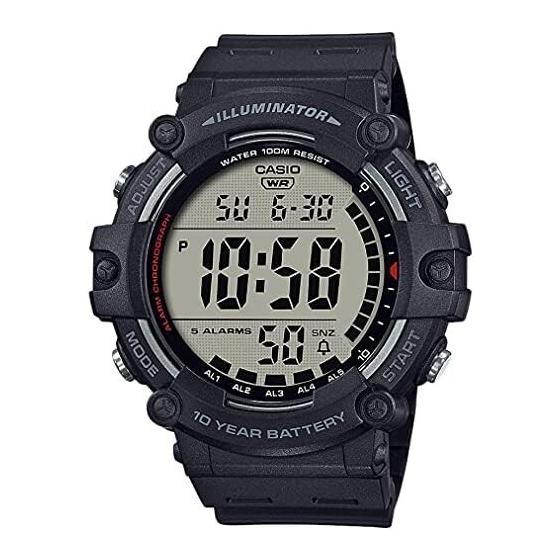 [Casio] CASIO Standard Digital Watch AE-1500WH-1AV Men s Cheap Casio Chipkashi Black Overseas Model [Parallel Import]