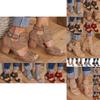 Elegant Women Chunky Block Heels Sandals With Peep Toe And Ankle Strap Buckle