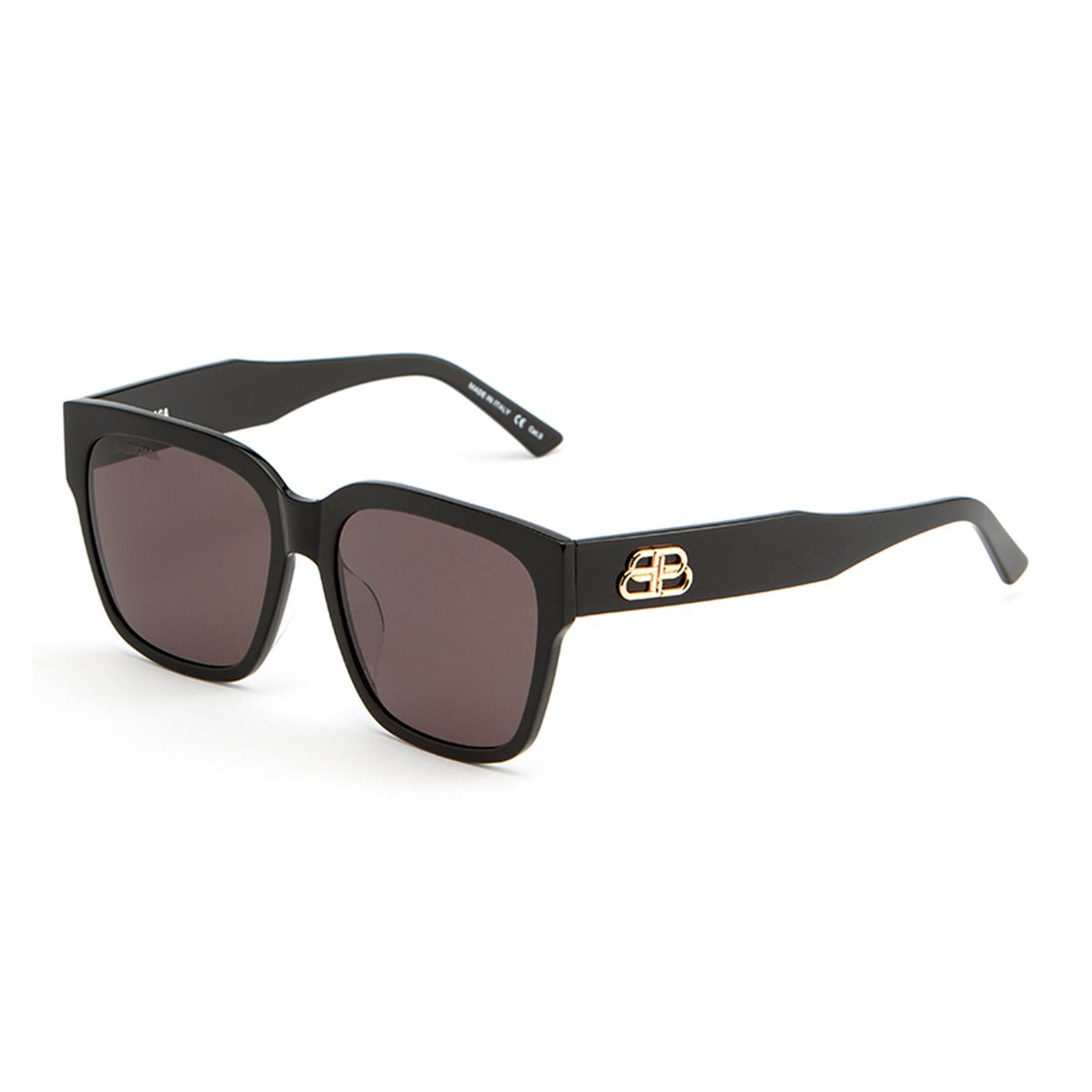 Balenciaga Vintage Sunglasses With Gray Lenses And Black Frame Women sunglasses BB0056SA-001 Gray