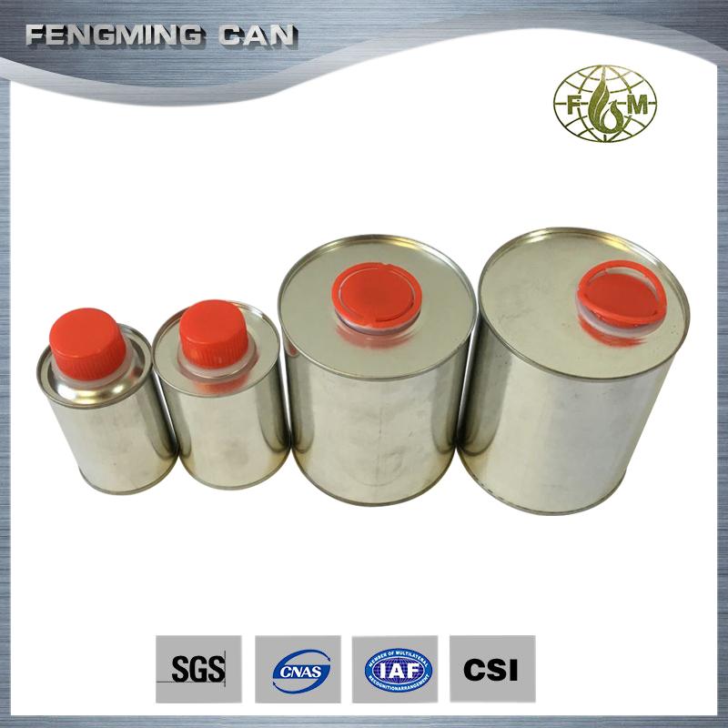 250ml/500ml/800ml/1000ml Metallblechdose/Motorölkanne mit Kunststoffdeckel