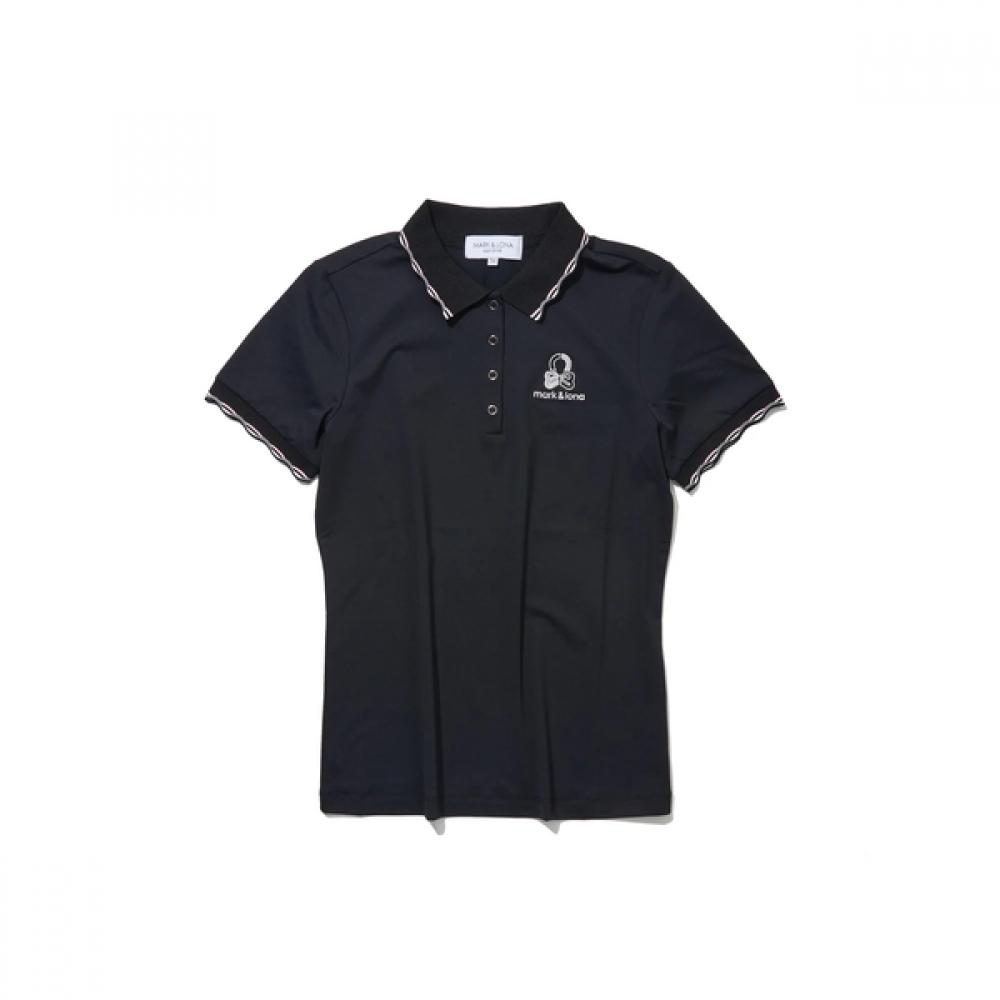 Mark   Lona W Gn Wave Collar Ss Polo