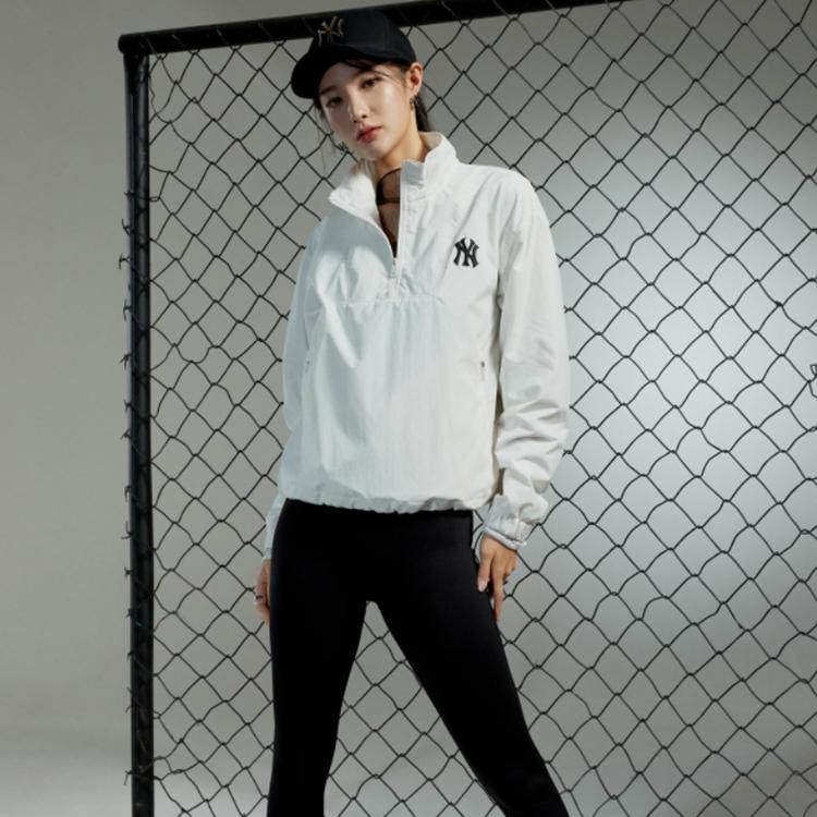 New MLB New York Yankees Jackets Women's Ivory White 3FWJ20014-50IVS