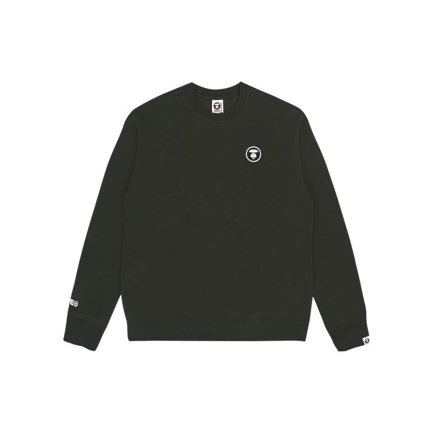 Aape Sweatshirts Men's Crew Neck Thickened Regular AAPSWM3804XXH