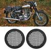 2 Stück Motorrad Blinkerlichtabdeckung Eisenschutz Protektor Ersatz für Enfield 500
