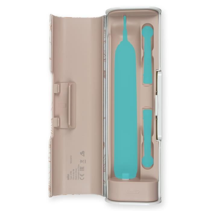 Étui de voyage pour brosse à dents - ORAL-B - Dragonfly Gold - Chargeur inclus - Pour modèles Genius