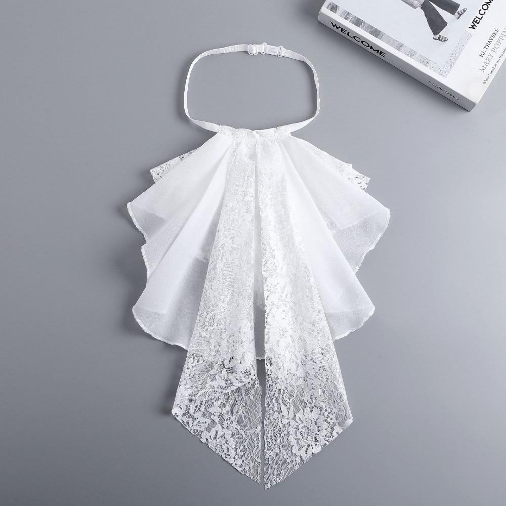 Detachable Lace Collar Vintage Elizabethan Neck Ruff Cameo Ruffled Collar  Historical Reenactment