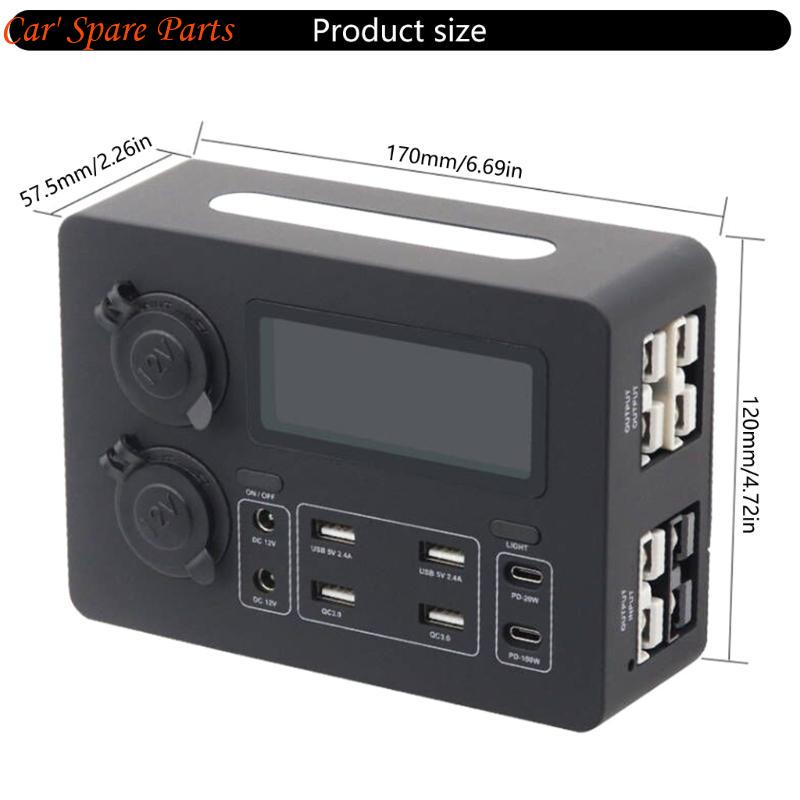 Y4UA Mini Car USB Power Socket With Multiple Fast Charging For Smartphones