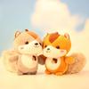Kawaii Stuffed Animal Plush Doll Toys Squirrel Key Ring Cute Plush Squirrel Keychain Cute Bag Doll Bag Pendant Key Chains Charms