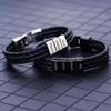 Personalized Names Men Leather Bracelet Father's Day Gift Customized Gift for Husband Father