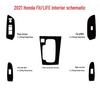 2021 Honda Fit Interior Gear Decoration Stickers