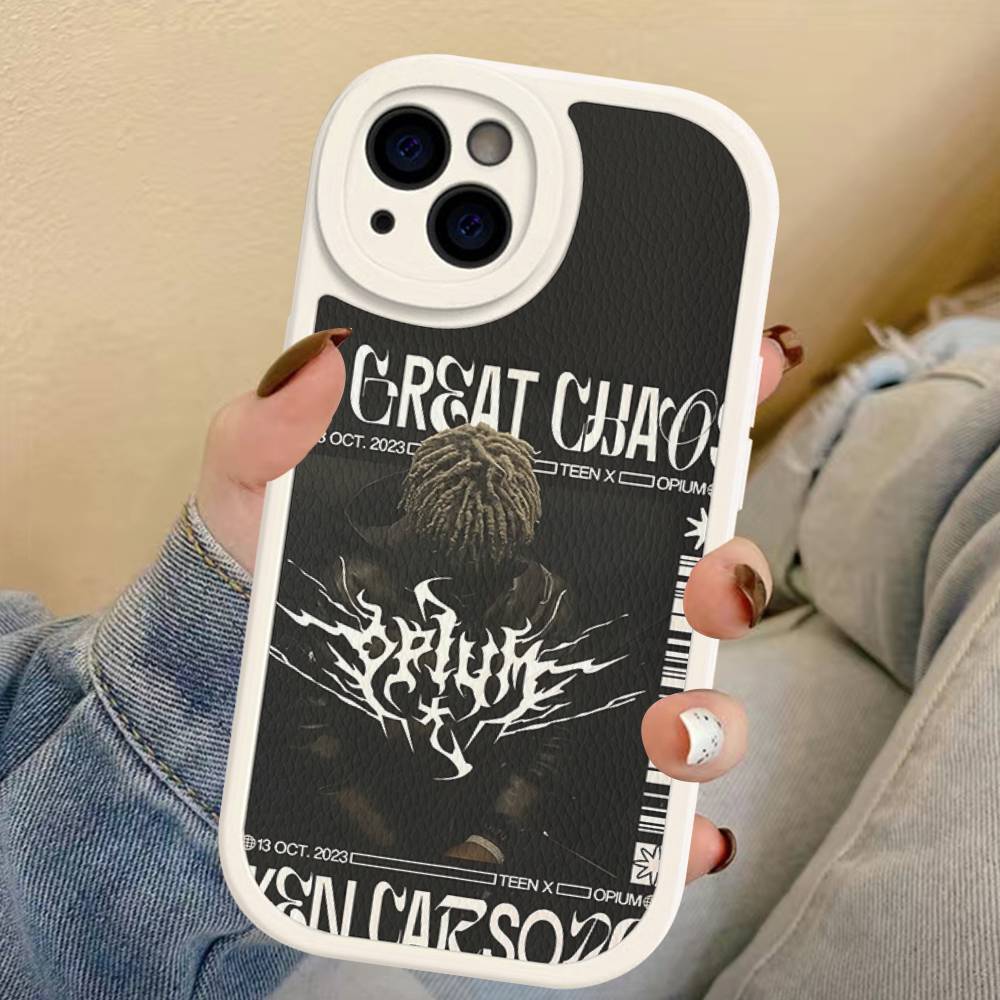 Pop Singer K-Ken Carson Phone Case For IPhone 16 15 14 13 12 11 Pro Max Plus Leather Shockproof Cover