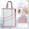 Transparent Document Bag Stationery Storage Folder File Mesh Zipper Pouch Zip File Folders School Office Supplies Stationary