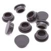 Black/White Round Silicone Rubber Seal Hole Plugs Bore 6.8mm-161.5mm T Type Stopper Blanking End Caps Seal