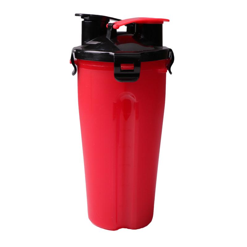 Tragbare Haustier-Futter- und Wasserflasche mit faltbarer Schüssel
