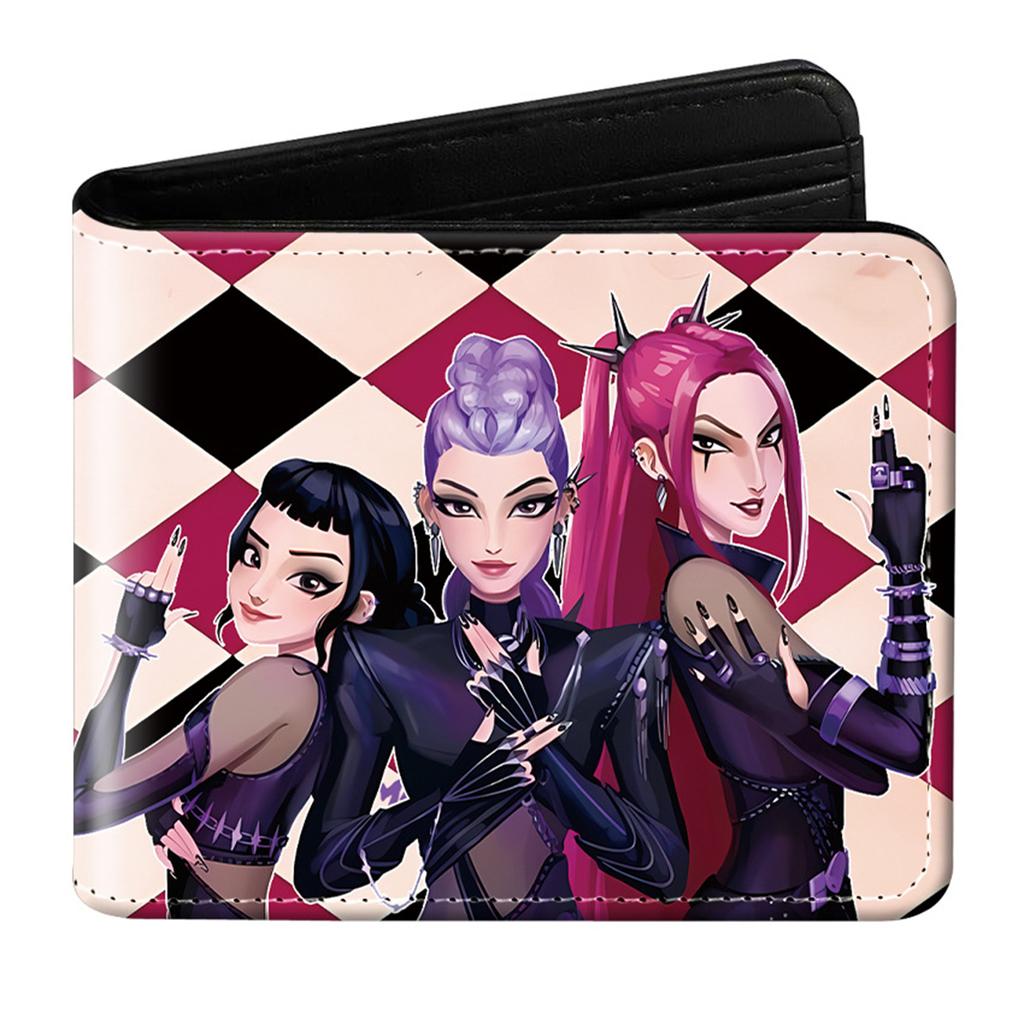 PU Leather Bifold Short Wallet, Animation Movie Peripheral Wallet, Fashionable And Exquisite Small Wallet