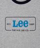 LEE Vintage Logo Ringer Short Sleeve T-Shirt Gray