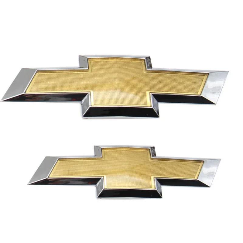 ysdn6 ABS Car Front Rear Emblem for Chevrolet Epica 2003-2011 Spark Aveo Captiva 2008-2010 Auto Head Trunk Badge Sticker Accessories