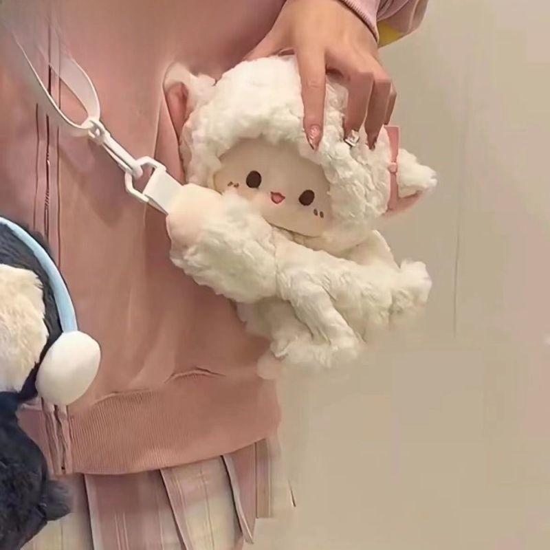 Cute Penguin Plush Bag With Double Shoulder Straps For Kids And Teens