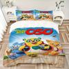 Special Agent Panda Print 3Pcs Bedding Set,Duvet Cover with 2 Bedro,Pillowcase Home Birthday Gift