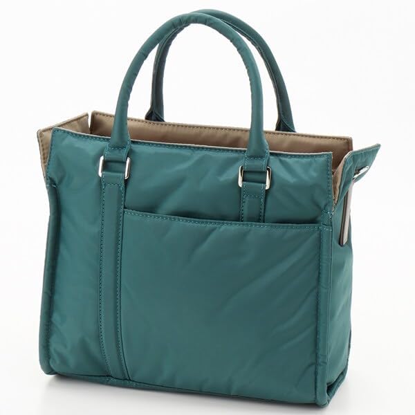 Isaac Twill Nylon Square Tote Greige Bag, Small, (26)