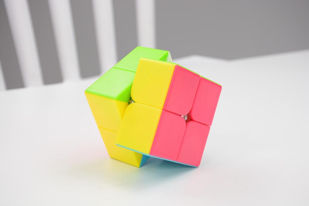 2x2 qiyi puzzle cube logic puzzle birthday gift for child
