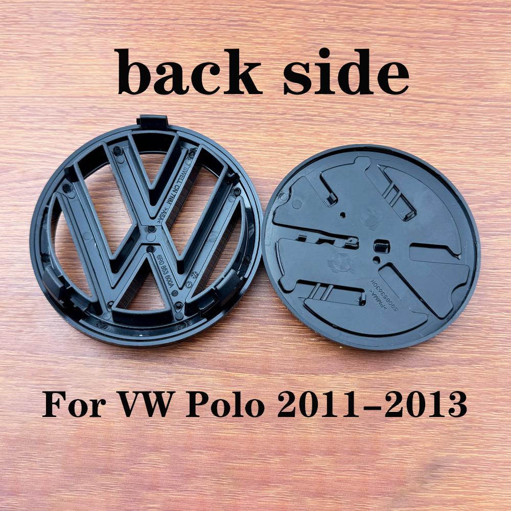 120mm 110mm Car Logo Emblem Hood Front And Rear Tail Mark Rear Badge 6R0 853 600A Accessory For Volkswagen Polo 2011 2012 2013