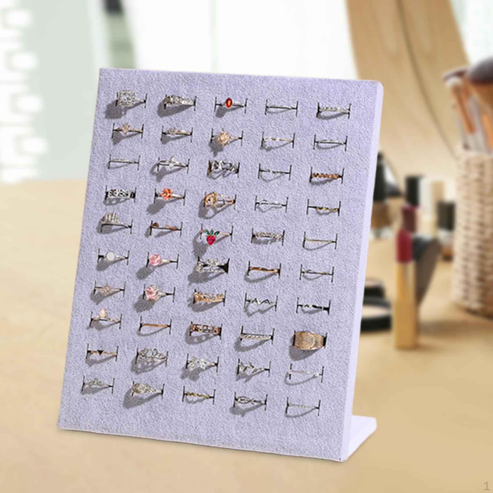 

Підставка для ювелірних виробів для кілець та сережок Організатор сірий колір