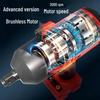 18V Lithium Brushless Impact Wrench - 1300NM Torque for Auto Repair