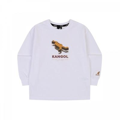 Graphic PoinT Long Sleeve T shirT Sa 0210 whiTe