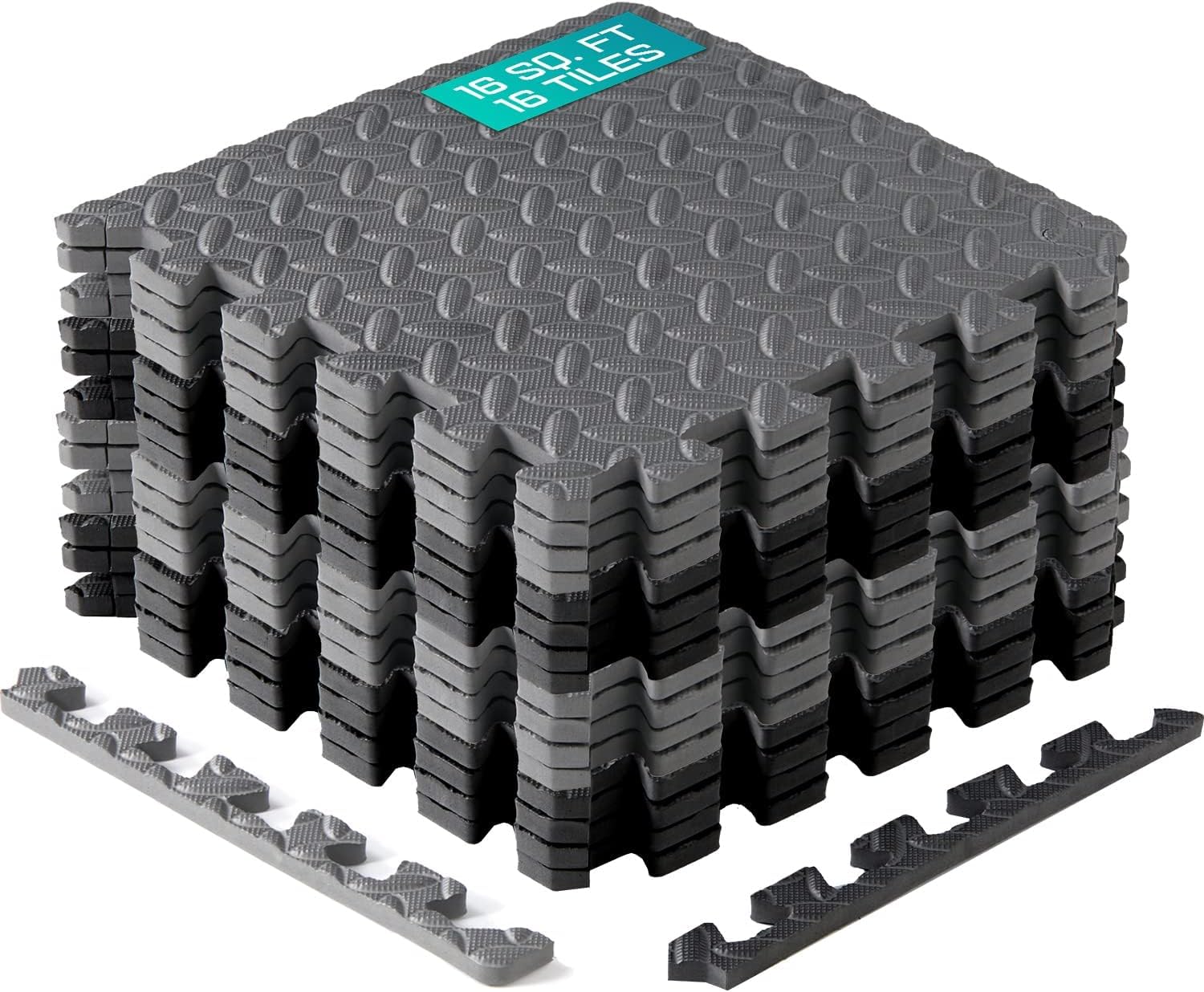 

Yes4All Gym Mat Interlocking 16 Pieces 30 x 30 x 1 см Японский импорт U724 Черный/Серый [Обычный продукт]