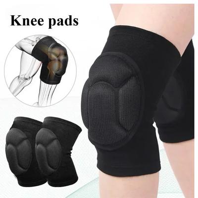 1pair Thickened Protection Sports Kneepad Gym Support Fitness Gear Gear Basketball Brace Protector Male/female Non Slip Pads